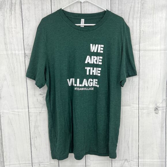 Bella (XL) Doterra Green We Are the Village Short Sleeve Mens Tee Shirt T-Shirt - Picture 1 of 7